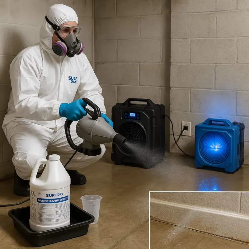 Sanitization and Odor Removal process in Upper Brookville, NY